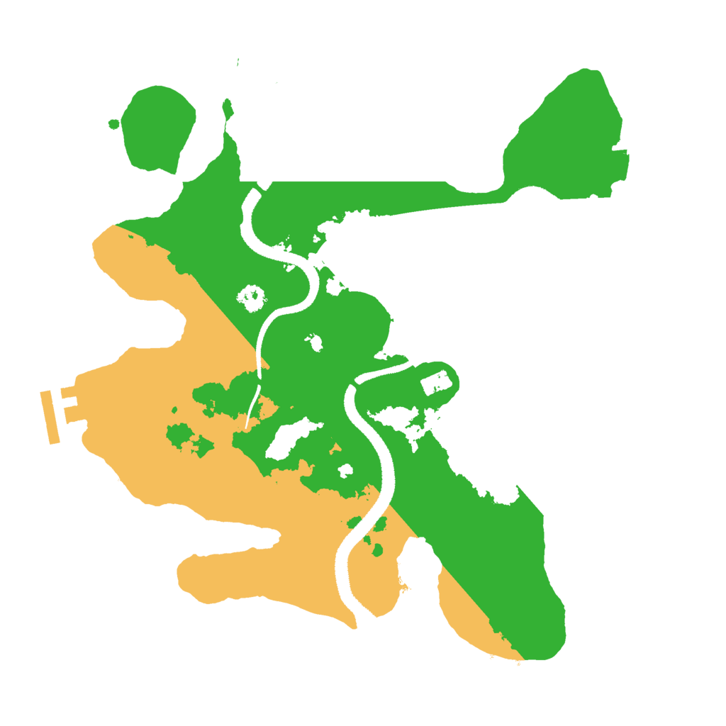 Biome Rust Map: Procedural Map, Size: 2750, Seed: 54484094
