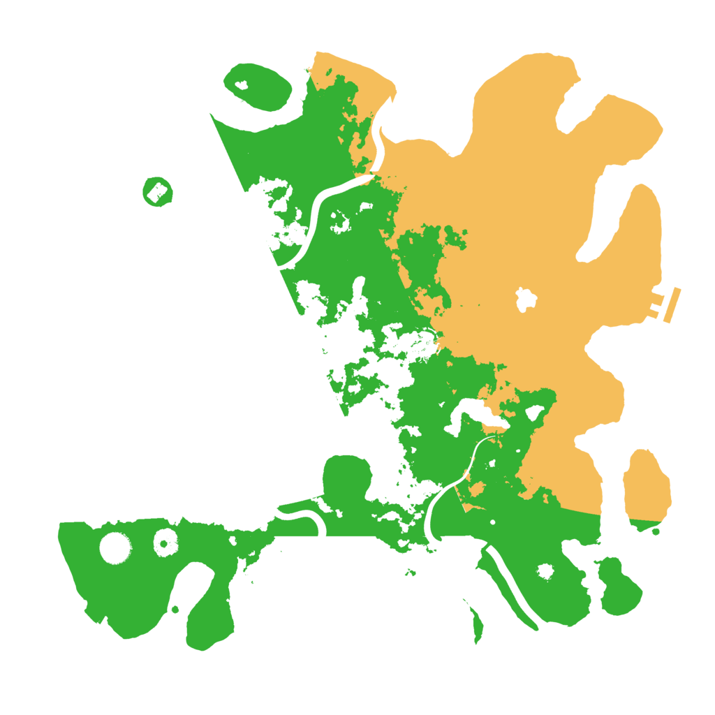Biome Rust Map: Procedural Map, Size: 4000, Seed: 89486197