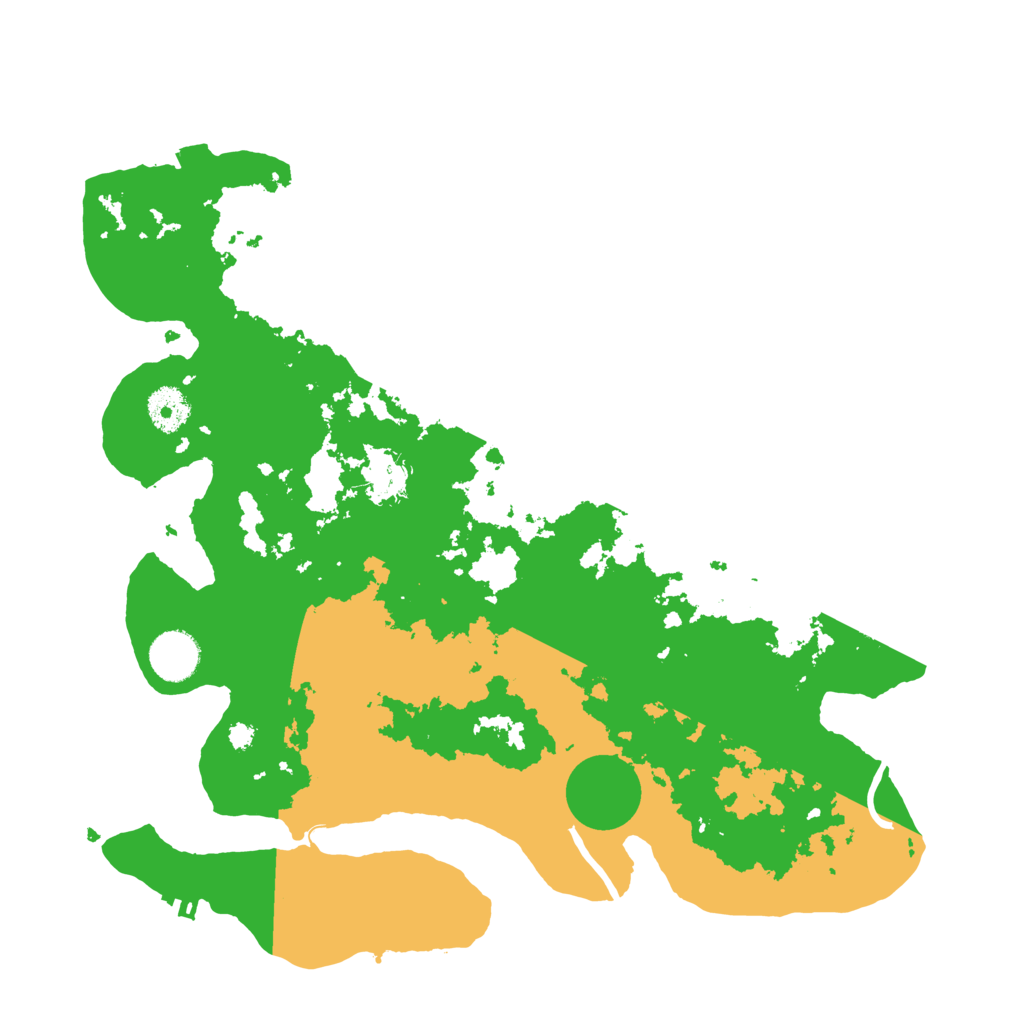 Biome Rust Map: Procedural Map, Size: 3600, Seed: 4505306