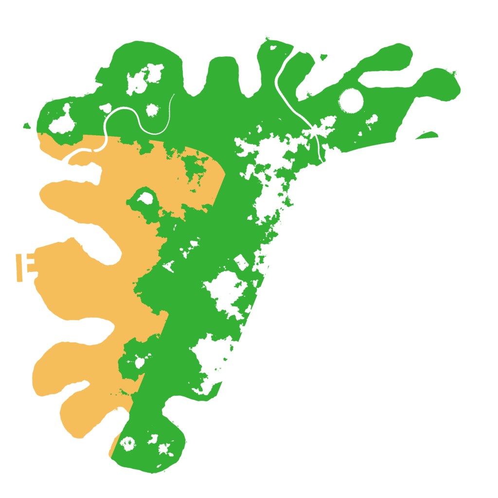 Biome Rust Map: Procedural Map, Size: 3600, Seed: 28641762