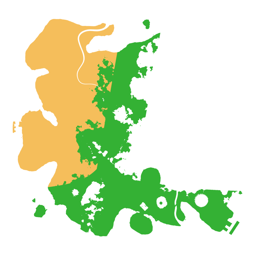 Biome Rust Map: Procedural Map, Size: 3500, Seed: 1706934