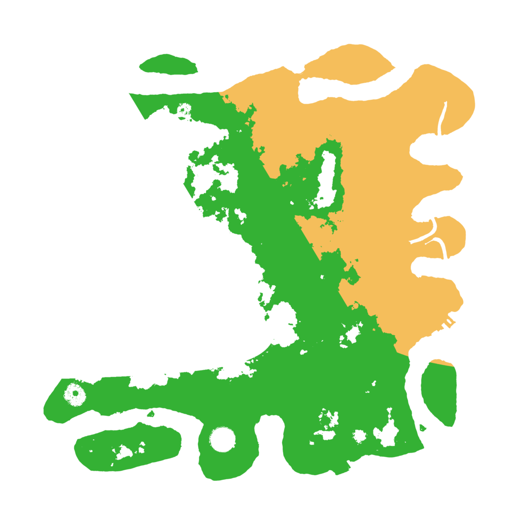 Biome Rust Map: Procedural Map, Size: 3600, Seed: 77096025