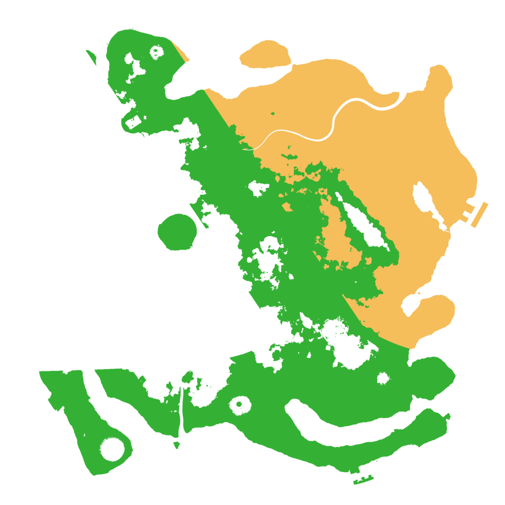 Biome Rust Map: Procedural Map, Size: 3750, Seed: 77327734