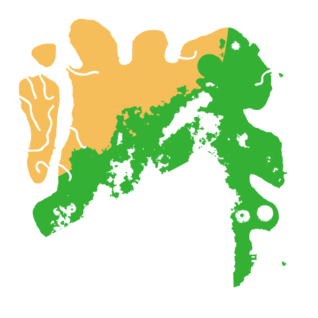 Biome Rust Map: Procedural Map, Size: 3500, Seed: 389199626