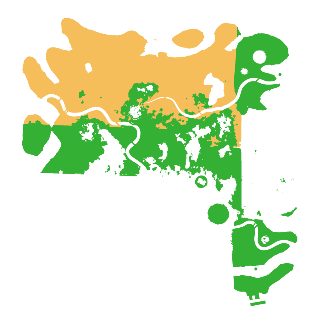 Biome Rust Map: Procedural Map, Size: 4250, Seed: 8218618