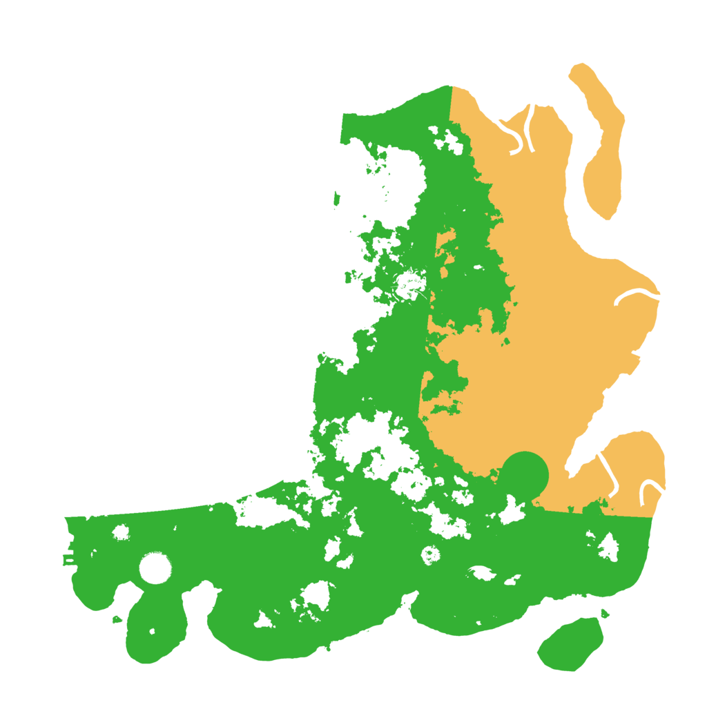 Biome Rust Map: Procedural Map, Size: 3900, Seed: 49013325