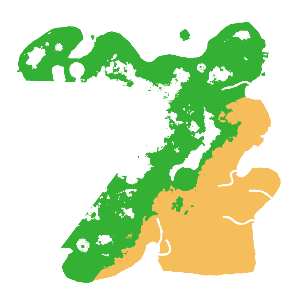 Biome Rust Map: Procedural Map, Size: 3500, Seed: 803685848