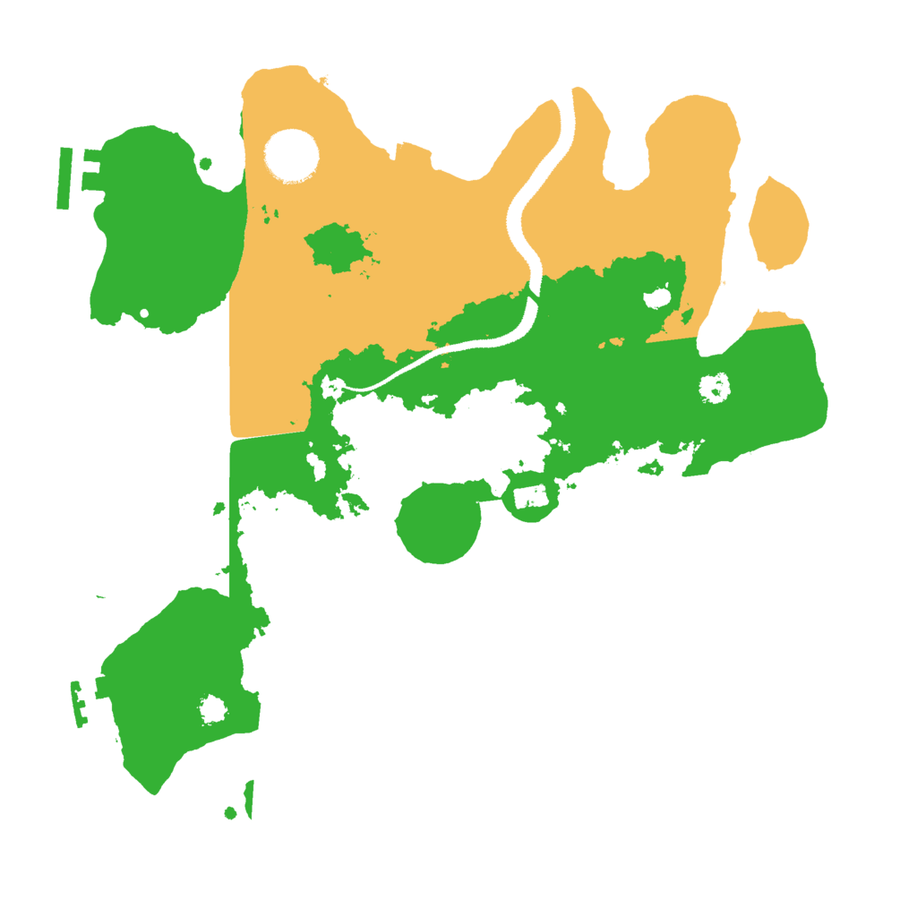 Biome Rust Map: Procedural Map, Size: 3000, Seed: 2072830136