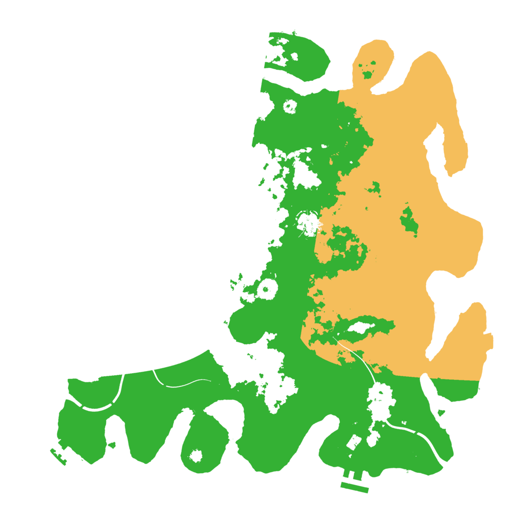 Biome Rust Map: Procedural Map, Size: 3750, Seed: 1079079547