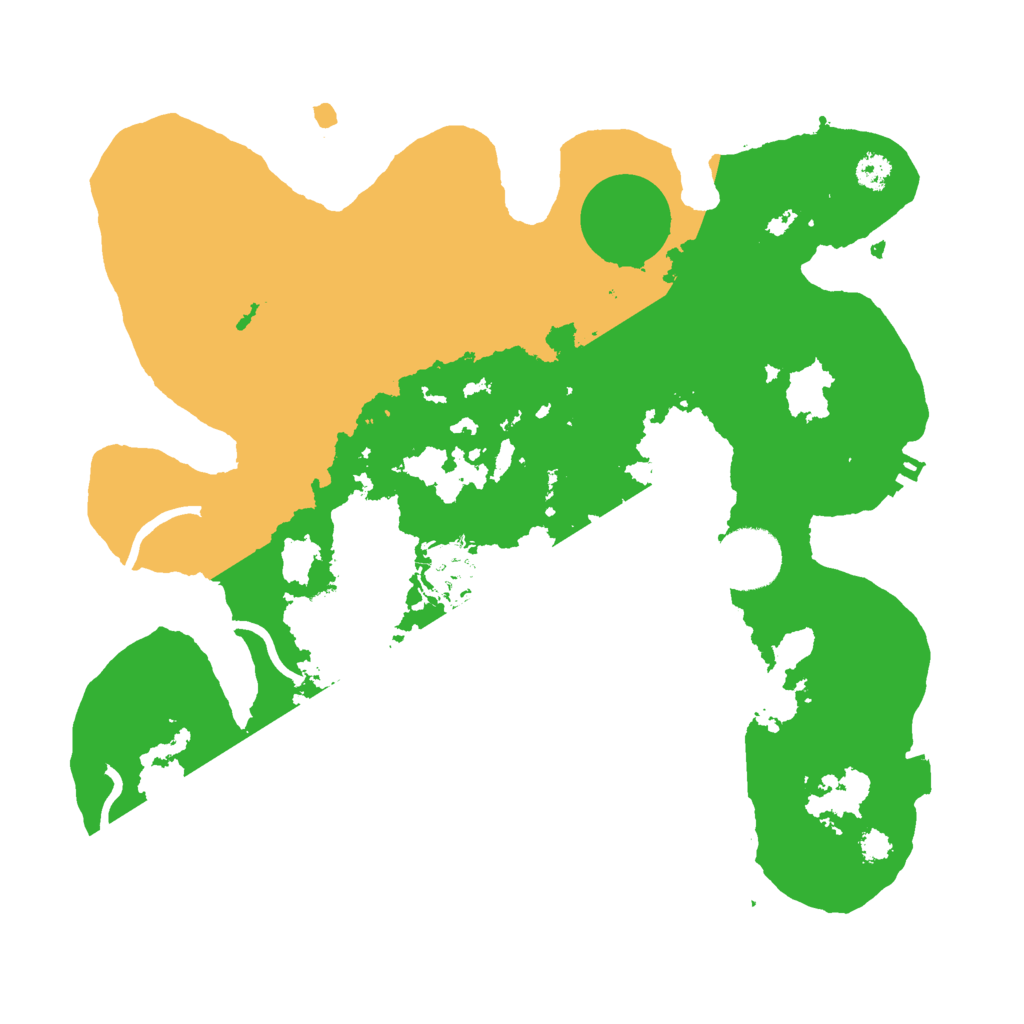 Biome Rust Map: Procedural Map, Size: 3000, Seed: 516801921