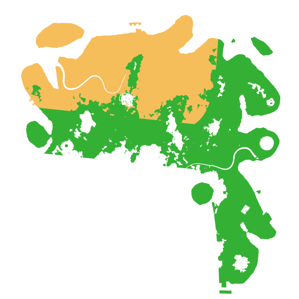 Biome Rust Map: Procedural Map, Size: 3750, Seed: 921485396