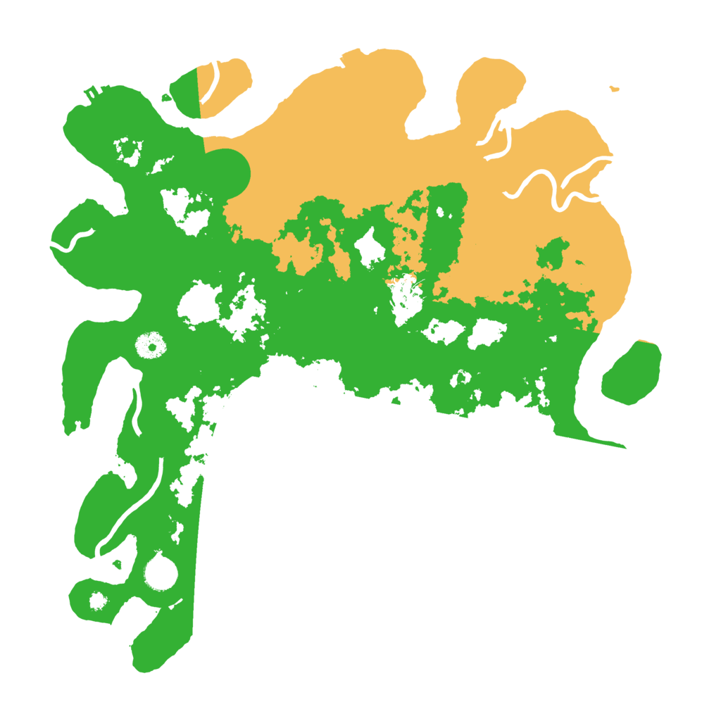 Biome Rust Map: Procedural Map, Size: 3800, Seed: 61625543