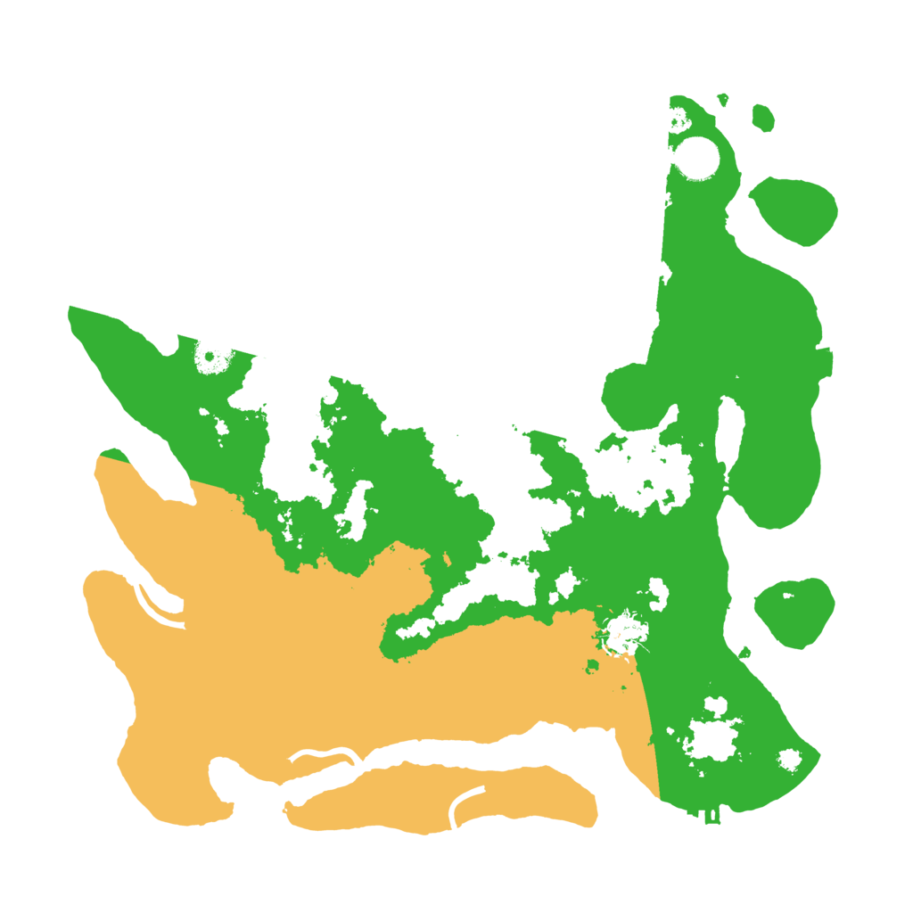 Biome Rust Map: Procedural Map, Size: 3650, Seed: 95858871