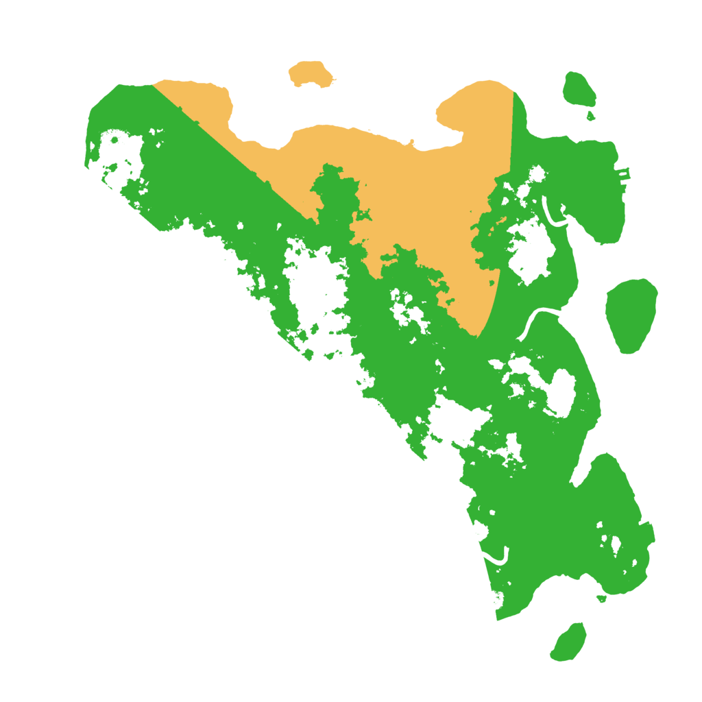 Biome Rust Map: Procedural Map, Size: 3800, Seed: 42998215