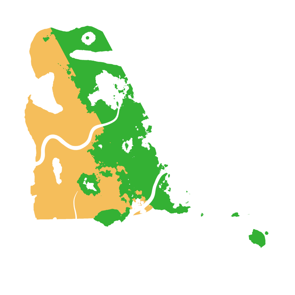 Biome Rust Map: Procedural Map, Size: 3400, Seed: 6688862