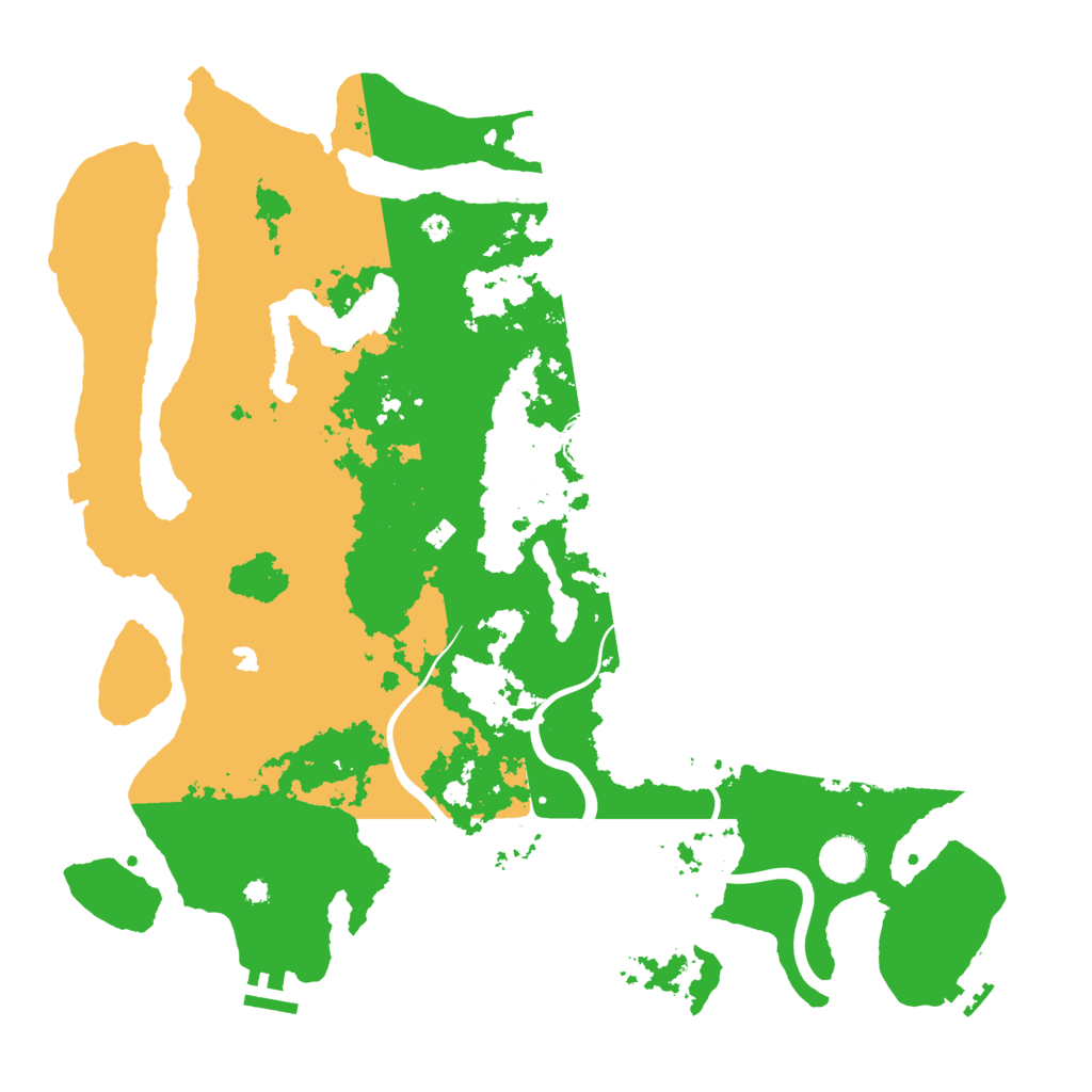 Biome Rust Map: Procedural Map, Size: 4100, Seed: 85808364