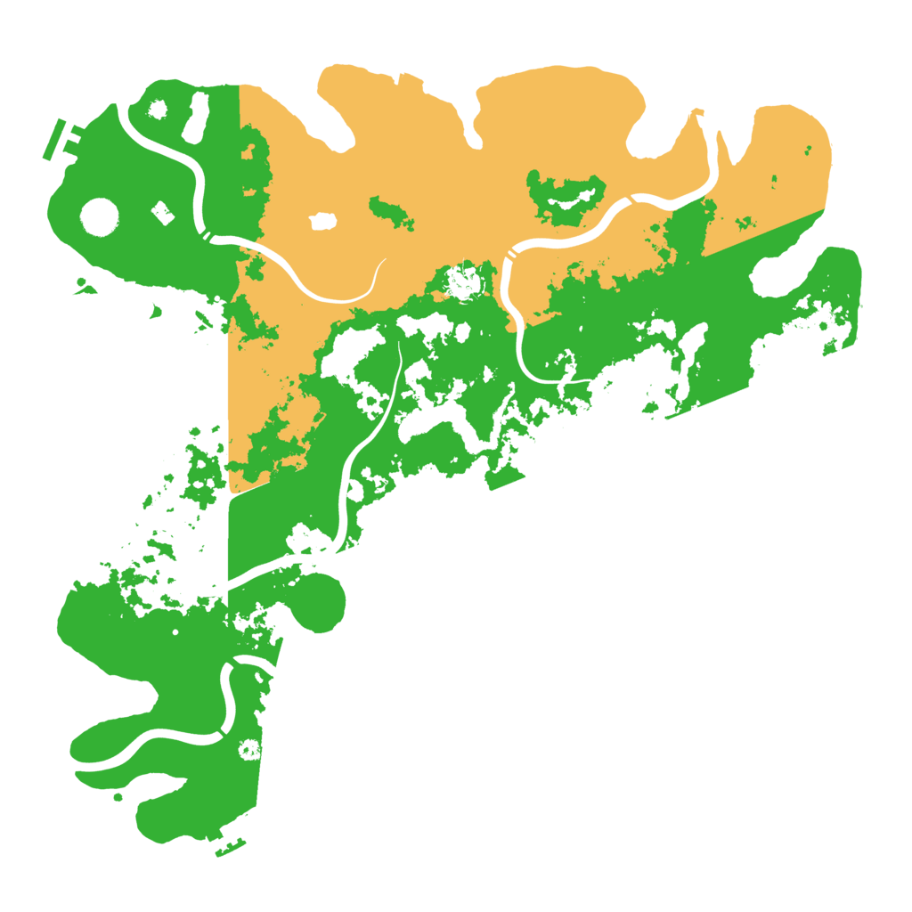 Biome Rust Map: Procedural Map, Size: 4300, Seed: 33562648