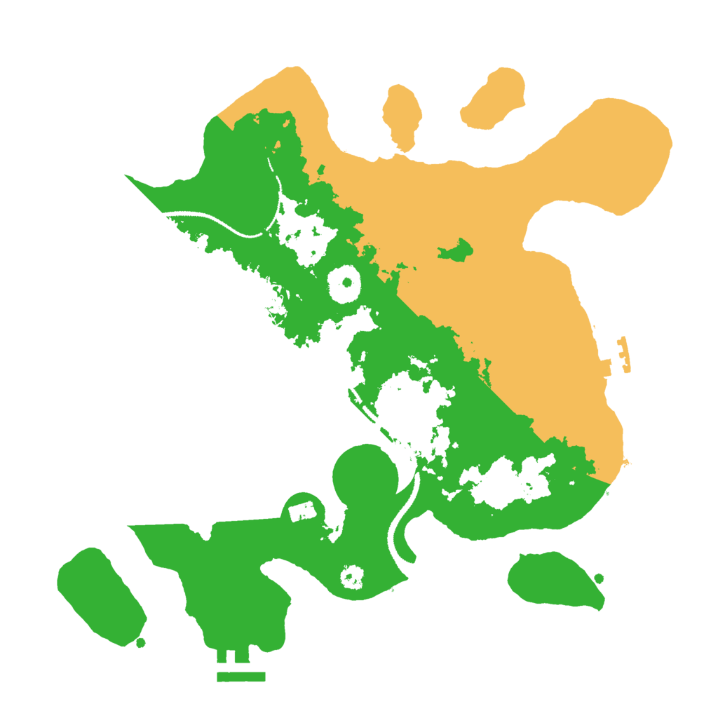 Biome Rust Map: Procedural Map, Size: 3000, Seed: 89597688