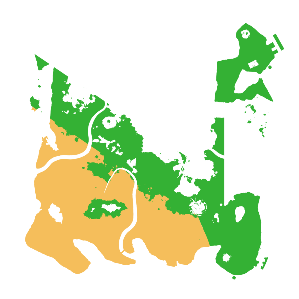 Biome Rust Map: Procedural Map, Size: 3450, Seed: 25993112