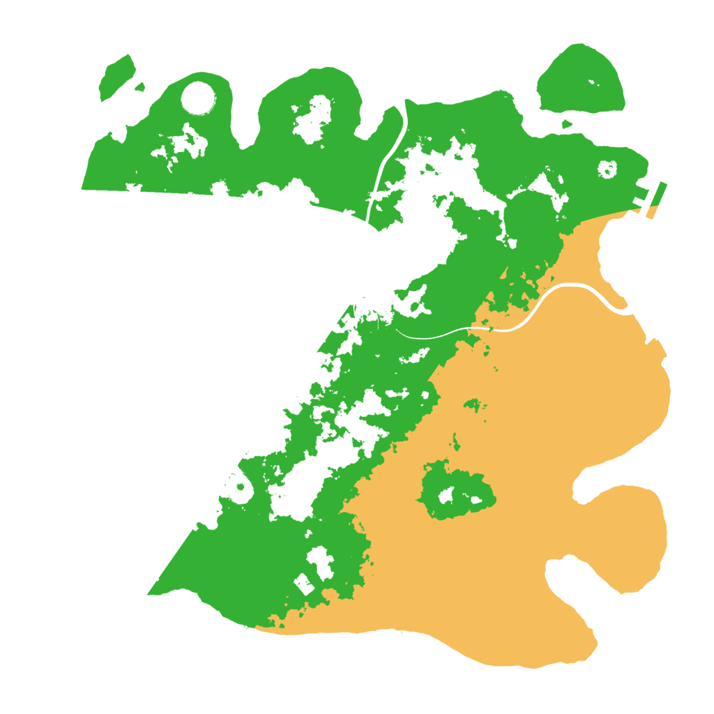 Biome Rust Map: Procedural Map, Size: 3750, Seed: 88551154