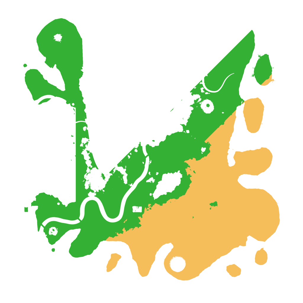 Biome Rust Map: Procedural Map, Size: 3450, Seed: 39991756