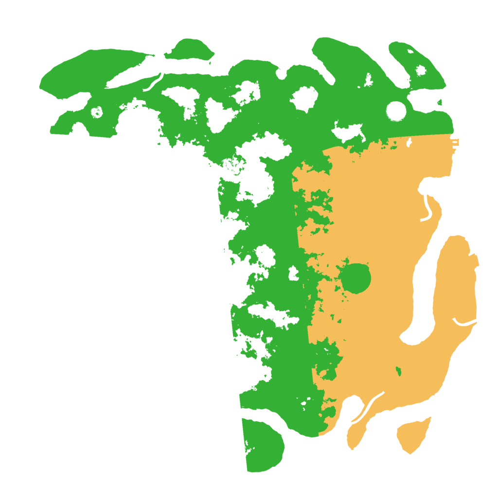 Biome Rust Map: Procedural Map, Size: 4400, Seed: 59358892