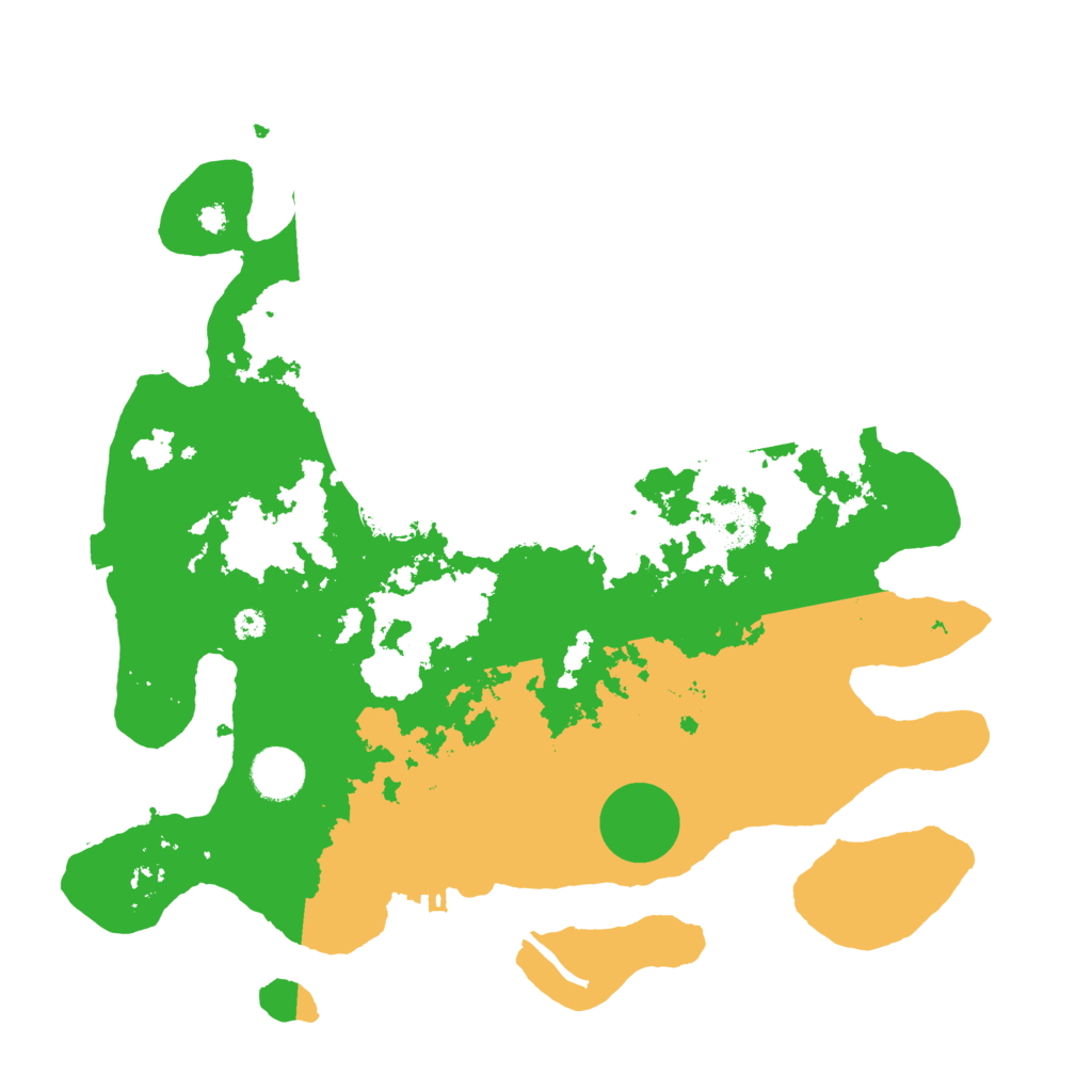 Biome Rust Map: Procedural Map, Size: 3600, Seed: 22118529