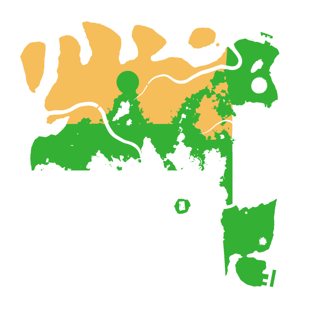 Biome Rust Map: Procedural Map, Size: 3650, Seed: 95288984