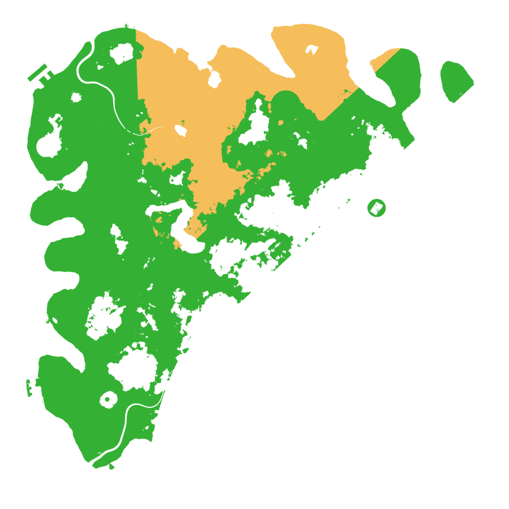 Biome Rust Map: Procedural Map, Size: 4500, Seed: 638093287