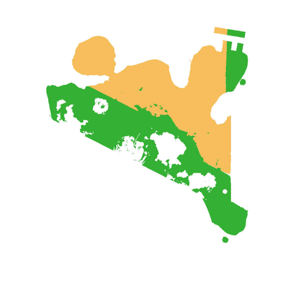 Biome Rust Map: Procedural Map, Size: 2000, Seed: 23935448