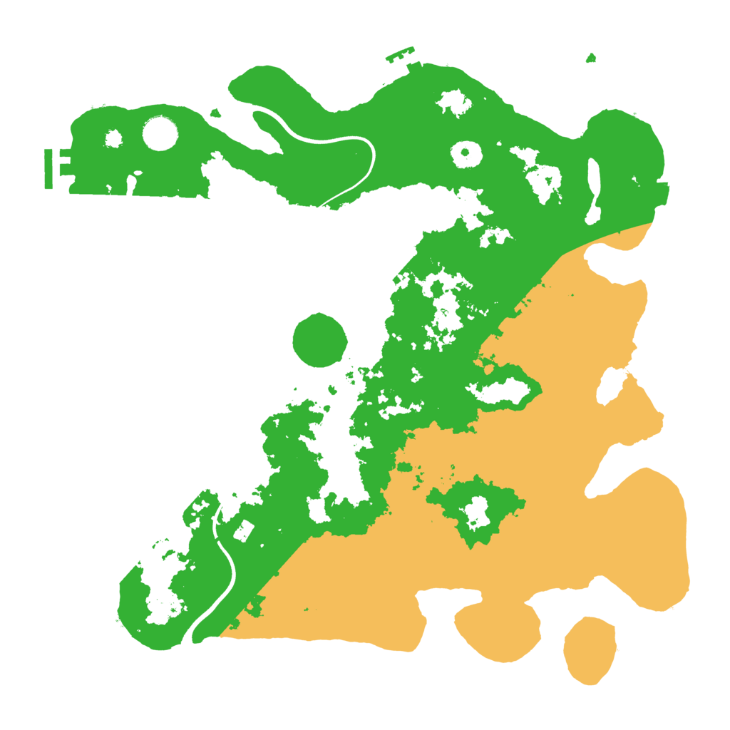 Biome Rust Map: Procedural Map, Size: 3700, Seed: 1120296615