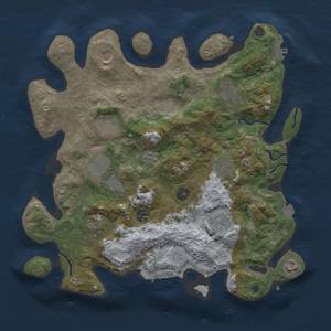 Thumbnail Rust Map: Procedural Map, Size: 3700, Seed: 2044803301, 18 Monuments