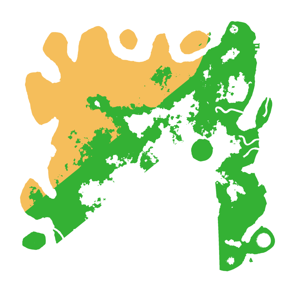 Biome Rust Map: Procedural Map, Size: 3700, Seed: 2044803301