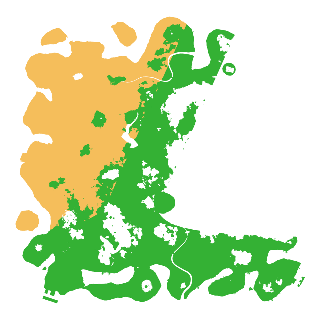 Biome Rust Map: Procedural Map, Size: 4250, Seed: 1313136480