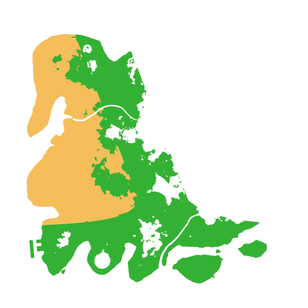 Biome Rust Map: Procedural Map, Size: 3500, Seed: 27012