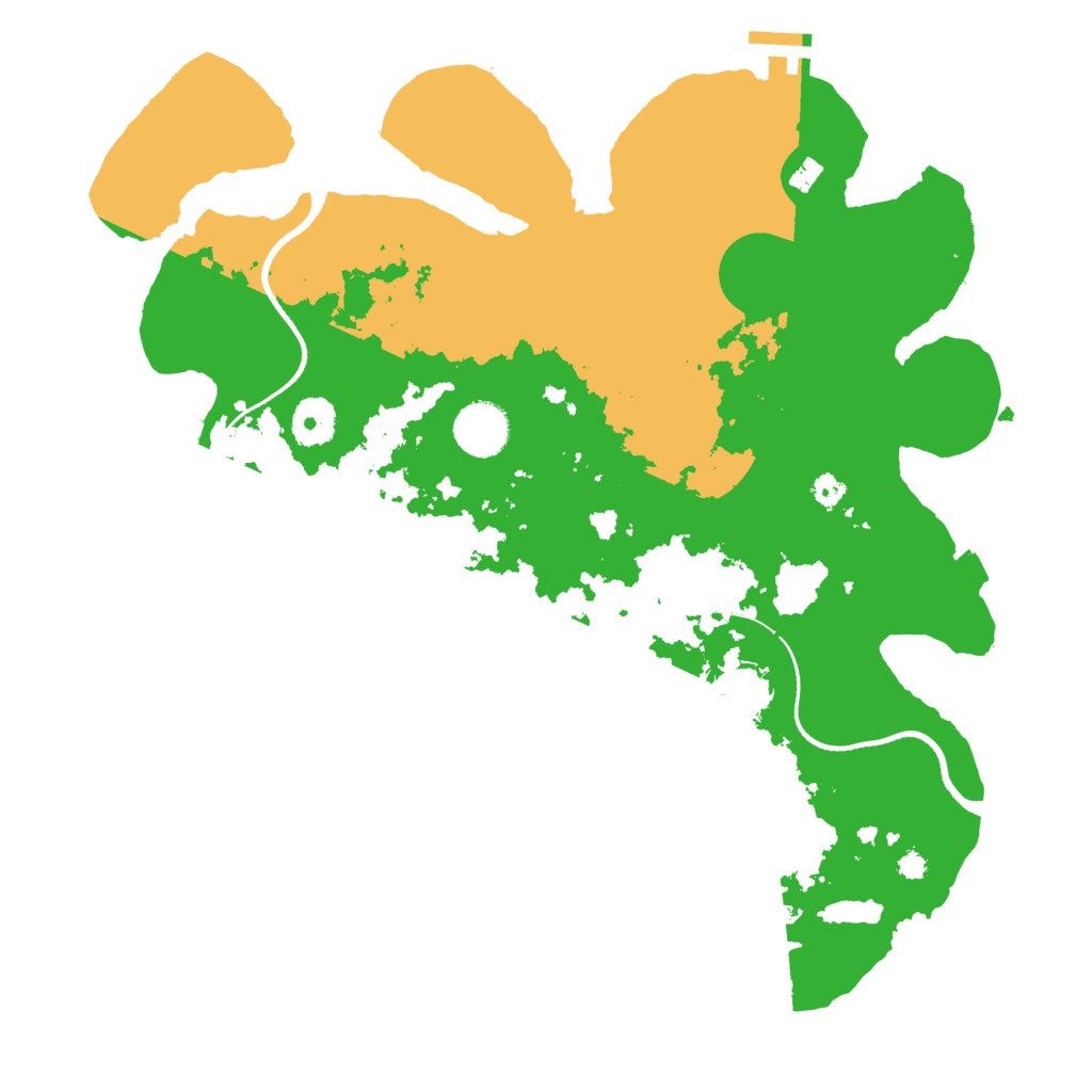 Biome Rust Map: Procedural Map, Size: 3500, Seed: 1217063652