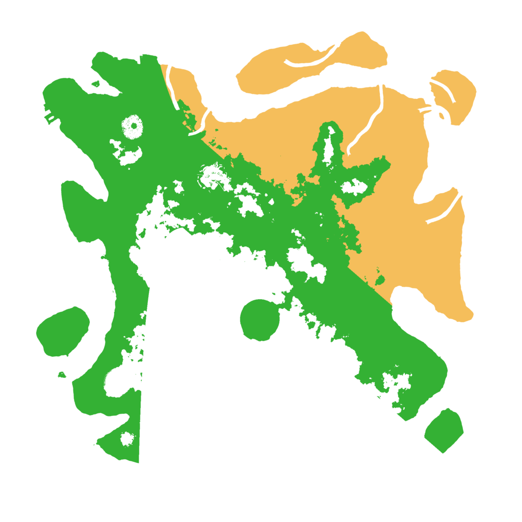 Biome Rust Map: Procedural Map, Size: 3500, Seed: 1252851501