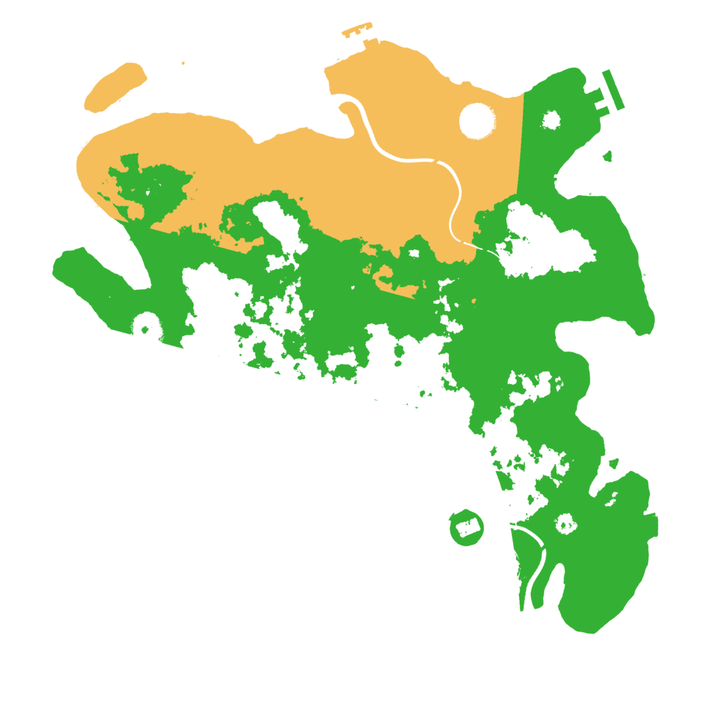 Biome Rust Map: Procedural Map, Size: 3500, Seed: 1636308133