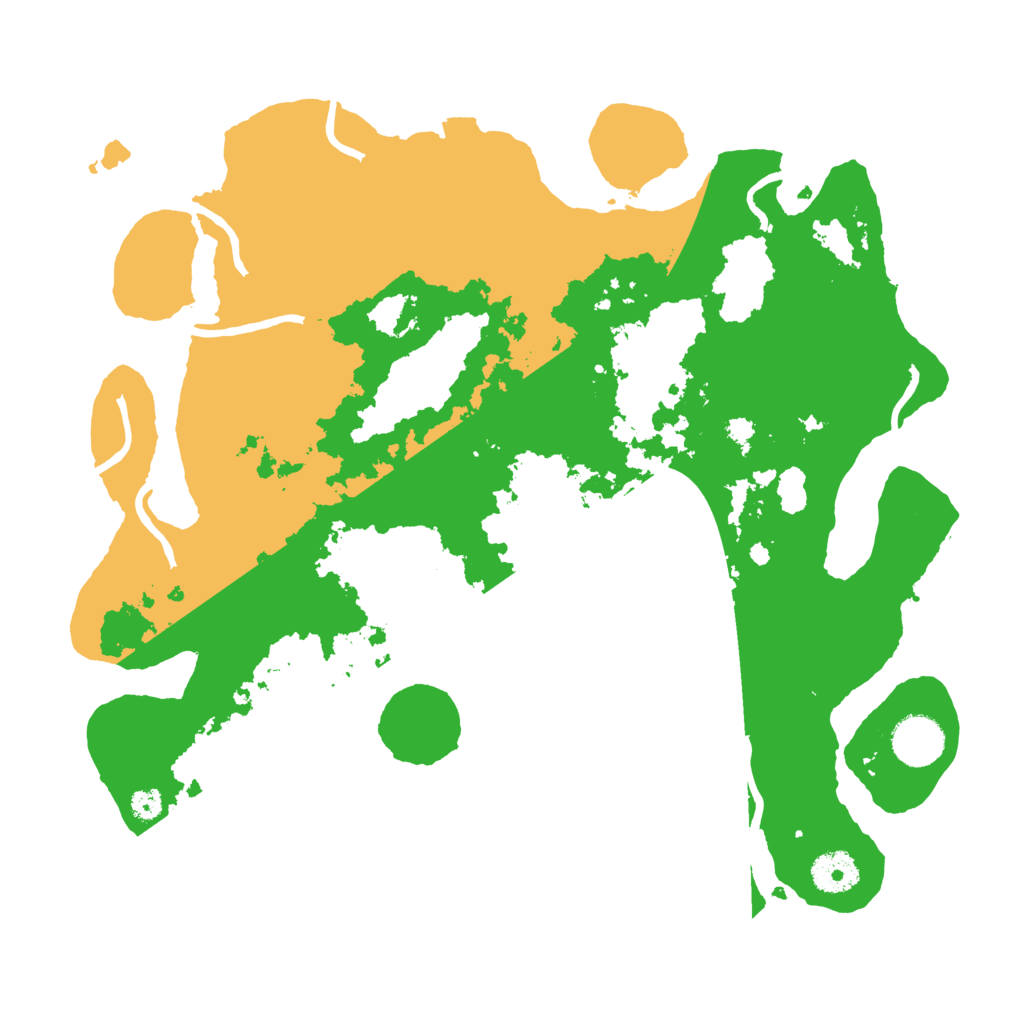 Biome Rust Map: Procedural Map, Size: 3500, Seed: 21351245