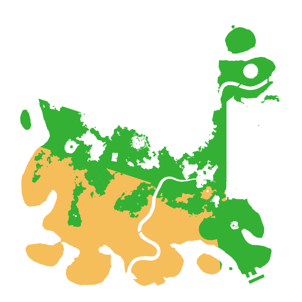 Biome Rust Map: Procedural Map, Size: 3700, Seed: 63712845