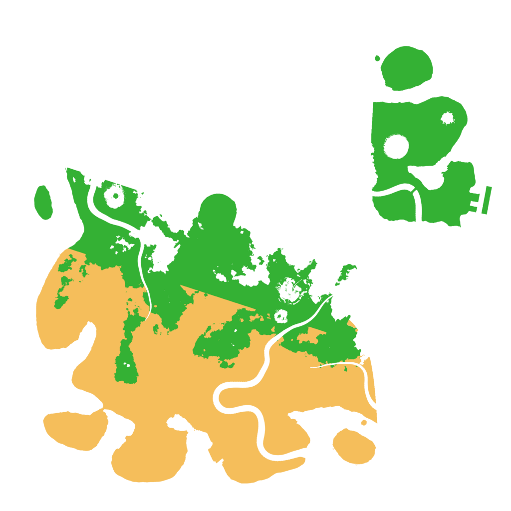 Biome Rust Map: Procedural Map, Size: 3700, Seed: 63712845