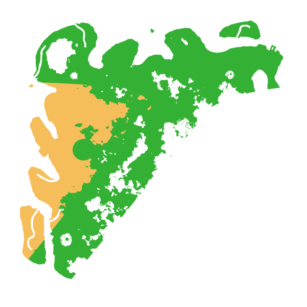 Biome Rust Map: Procedural Map, Size: 3800, Seed: 58387026