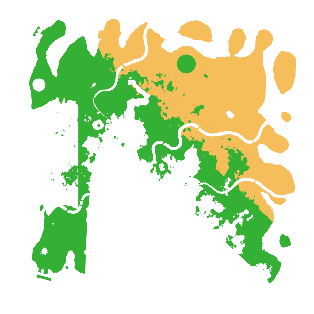 Biome Rust Map: Procedural Map, Size: 4400, Seed: 21420055