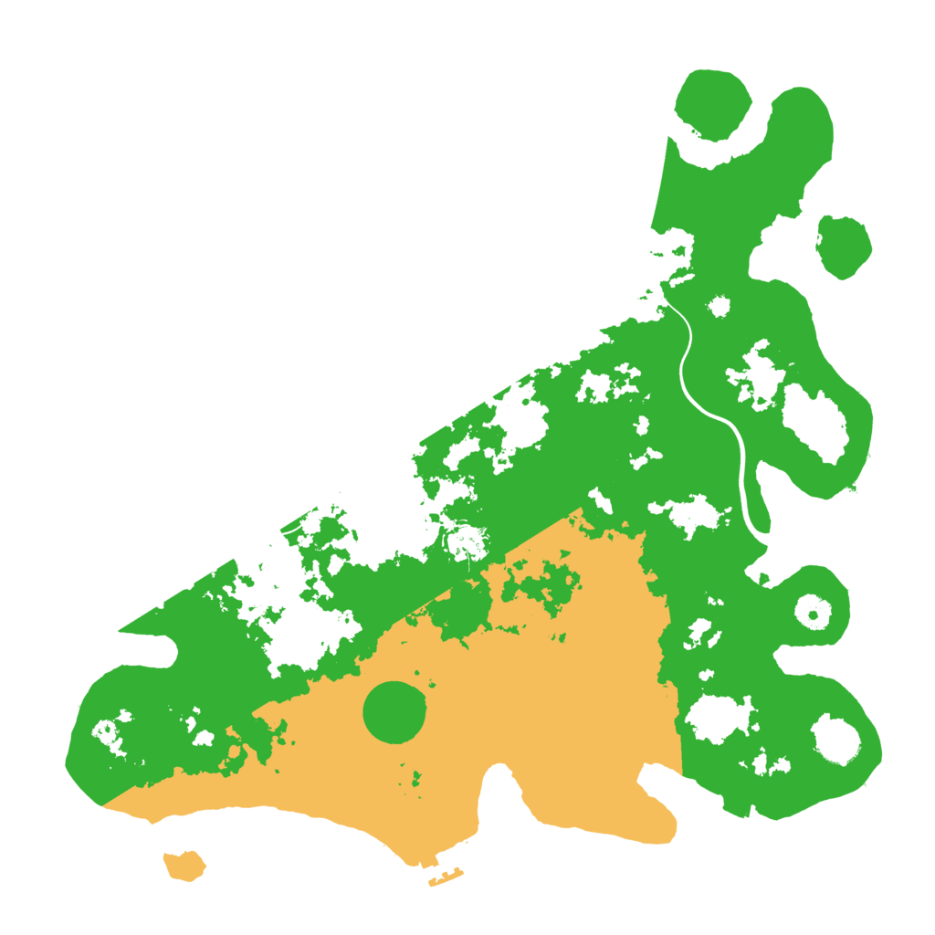 Biome Rust Map: Procedural Map, Size: 3950, Seed: 33220516