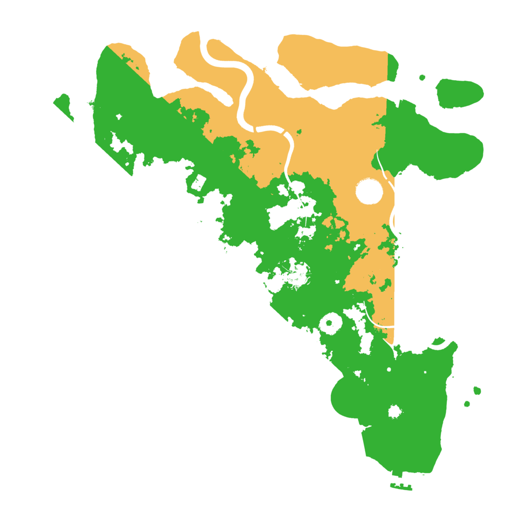 Biome Rust Map: Procedural Map, Size: 3600, Seed: 511967900
