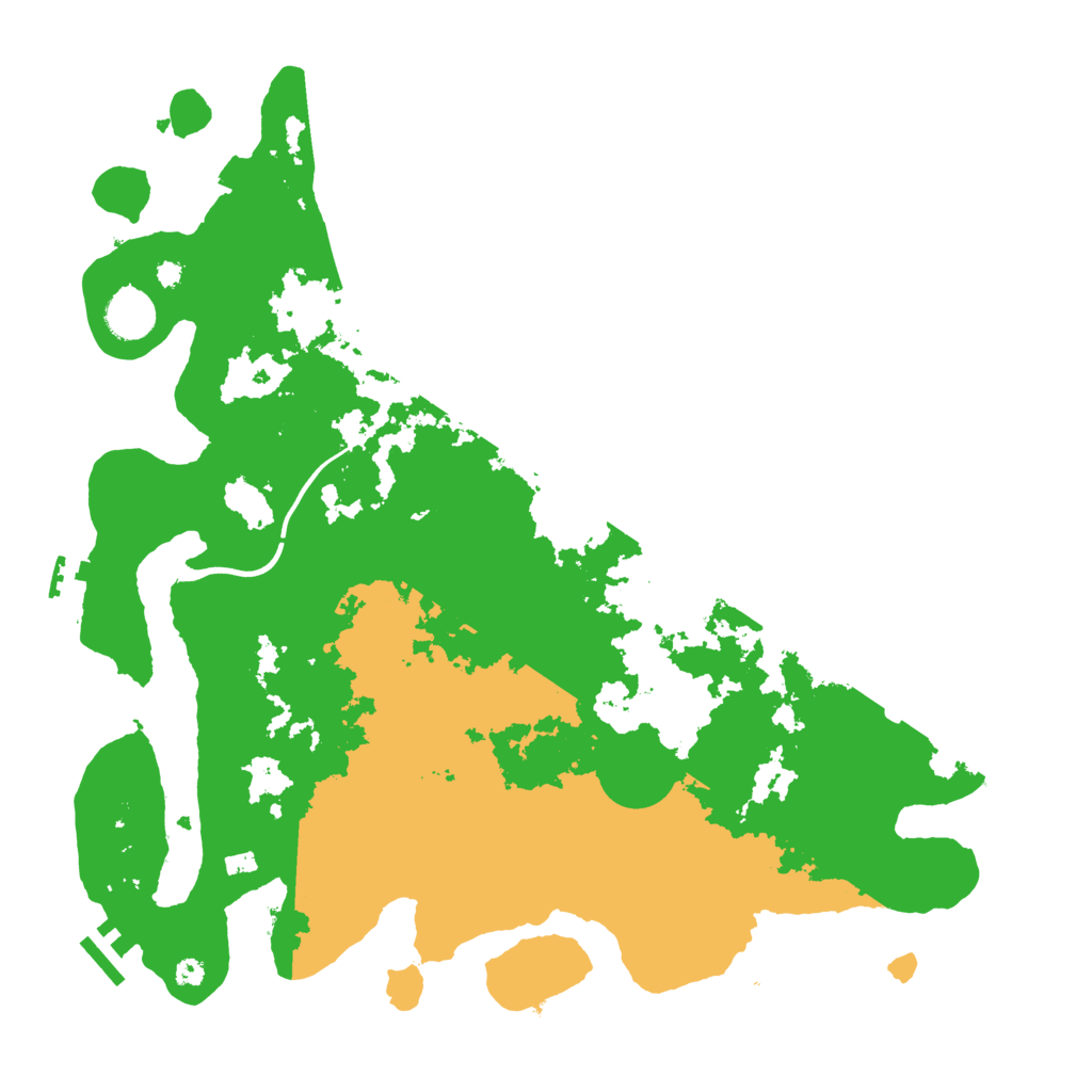 Biome Rust Map: Procedural Map, Size: 3850, Seed: 666305000