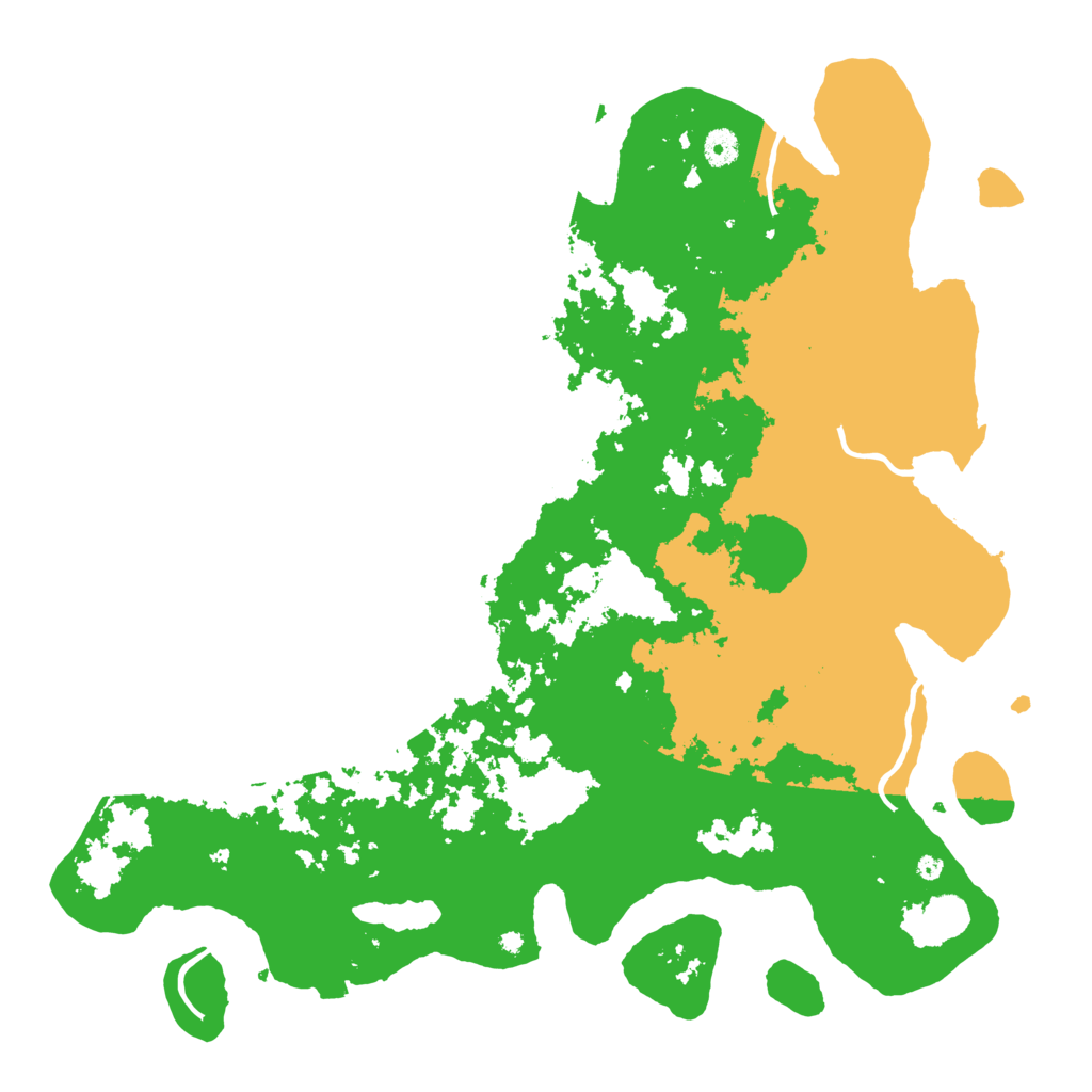 Biome Rust Map: Procedural Map, Size: 4500, Seed: 47915661