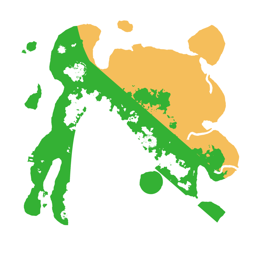 Biome Rust Map: Procedural Map, Size: 3000, Seed: 12918