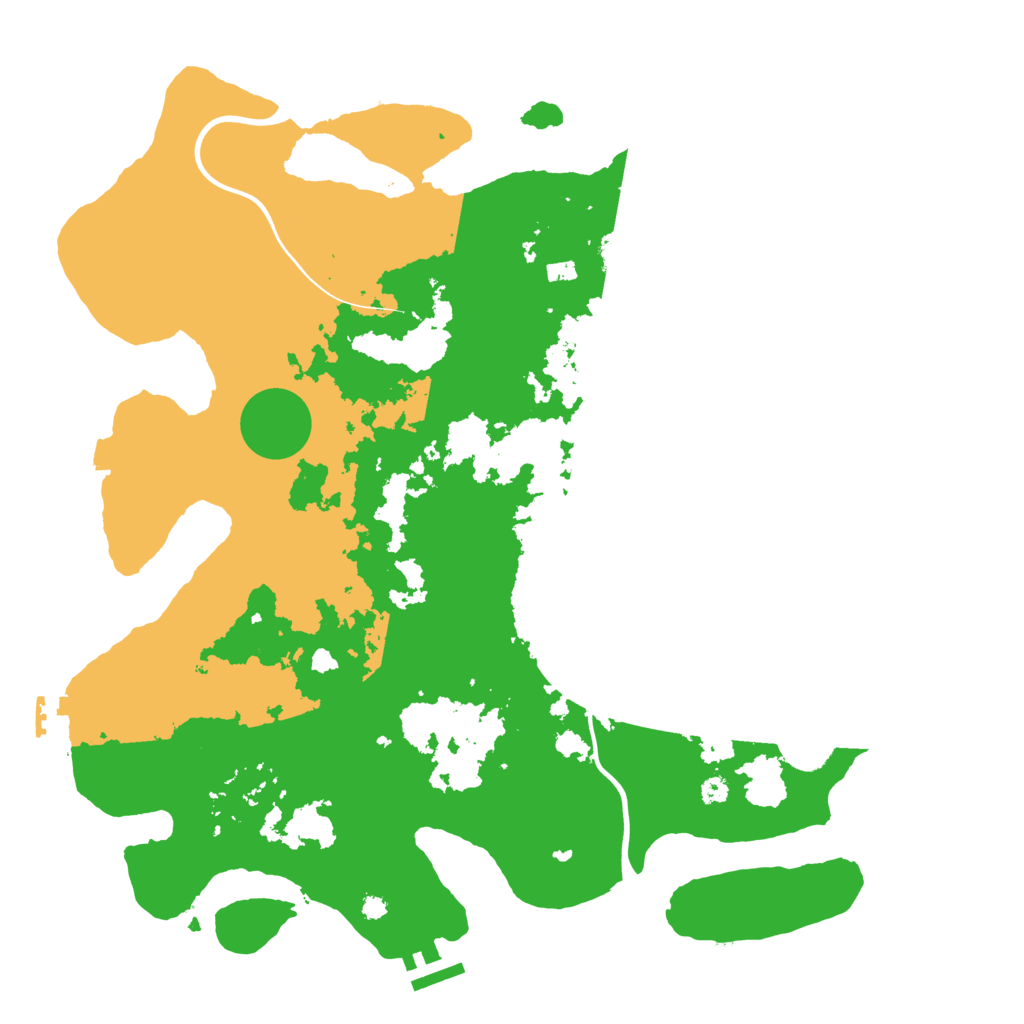Biome Rust Map: Procedural Map, Size: 3800, Seed: 26425857