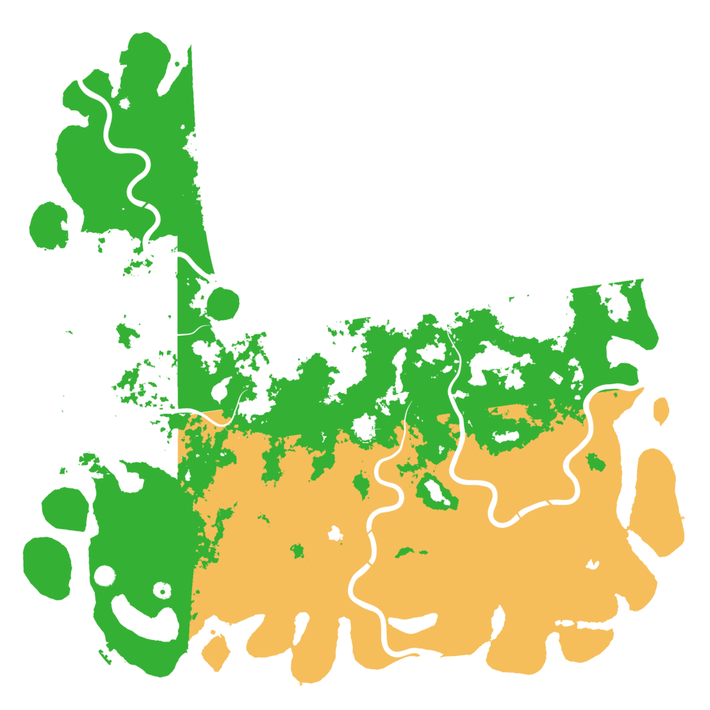 Biome Rust Map: Procedural Map, Size: 6000, Seed: 1699